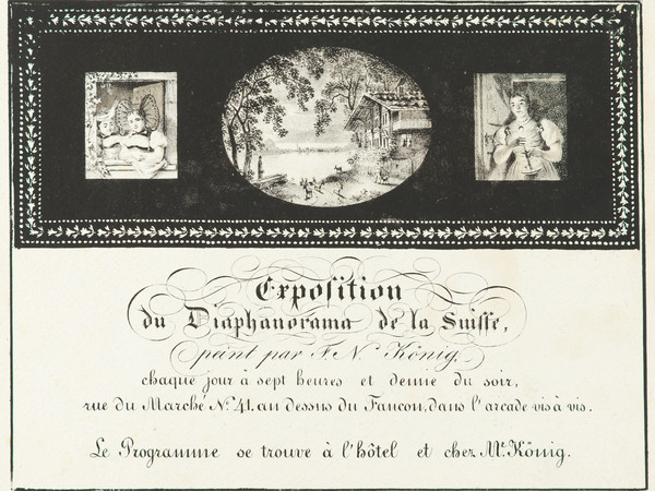 Affiche publicitaire pour le Diaphanorama à Berne