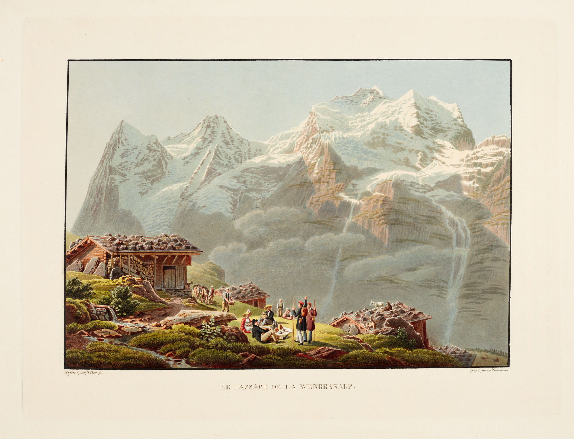 Eiger, Mönch et Jungfrau vus de la Wengernalp