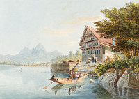 Auberge de Treib au bord du Lac des Quatre-Cantons